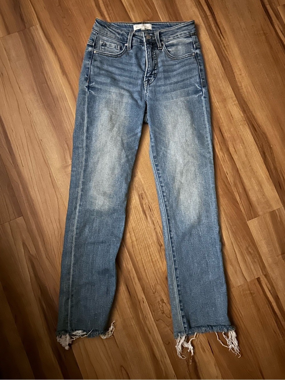 RISEN Straight Leg Jeans with Frayed Hem size 1 size 25 Excellent condition